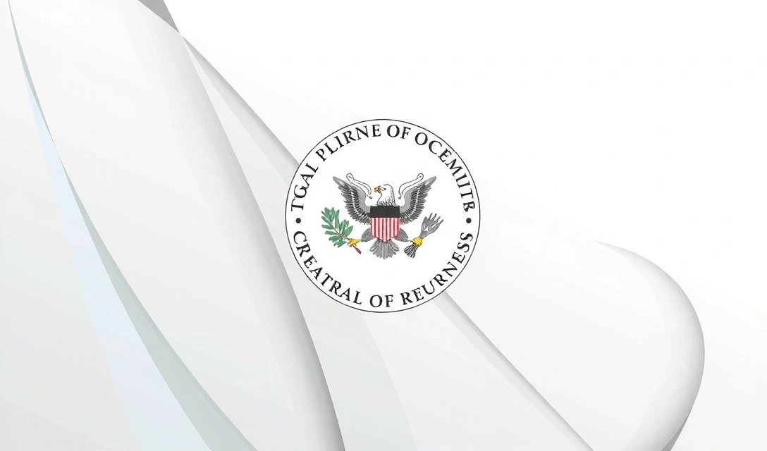 Abstraktes Bild, das rechtliche Dokumente und offizielle Informationen darstellt